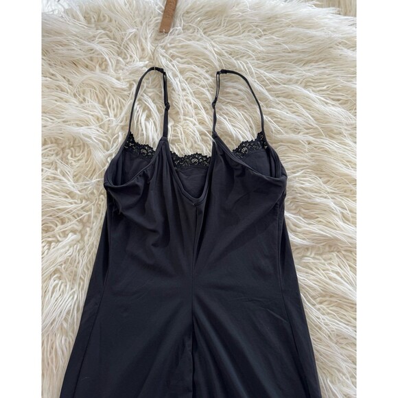 Skims Fits Everybody Lace Slip Dress Onyx Size Large - Picture 7 of 9